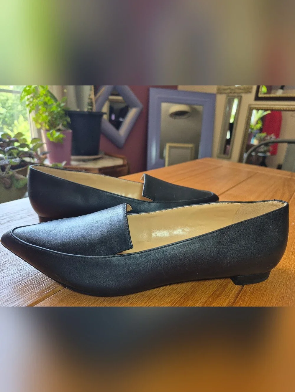 nine west ladies dress shoes Nine West Womens 8.5M Burgundy Textured Pump Block Heel Comfort Shoes Office